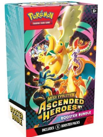 Mega Evolution-Ascended Heroes Booster Bundle (6 Packs)
