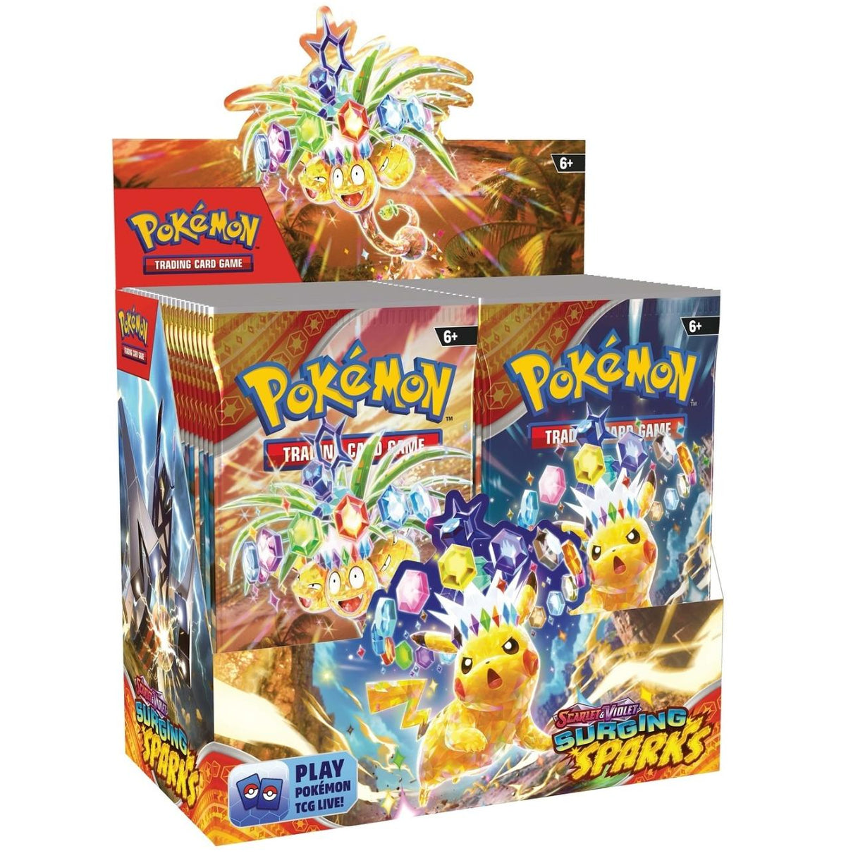 JCC Pokémon : Écarlate et Violet – Étincelles Survoltées - Boîte de Boosters