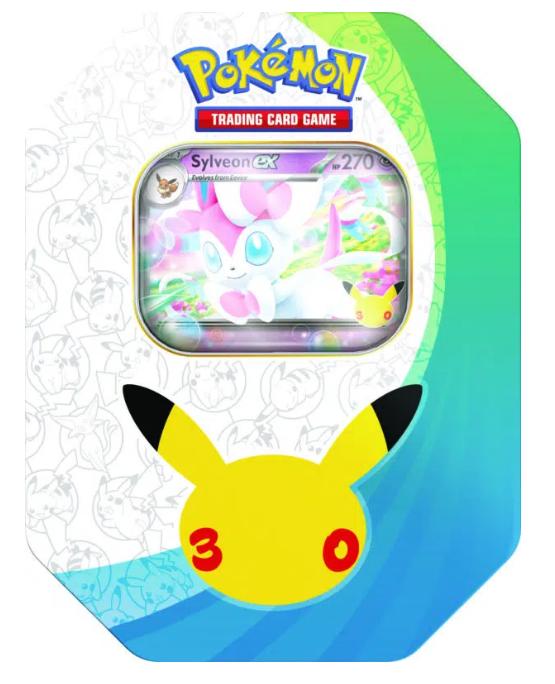 Pokémon – Célébration du 30e anniversaire – Boîte Pokémon-ex – Nymphali-ex – EN