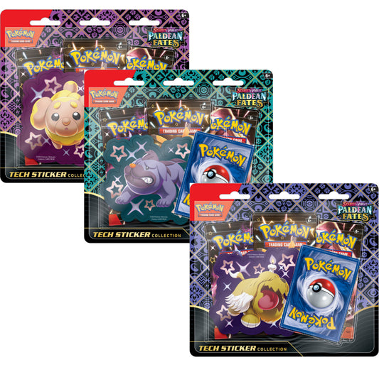 Pokemon Paldean Fates Tech Sticker Collection