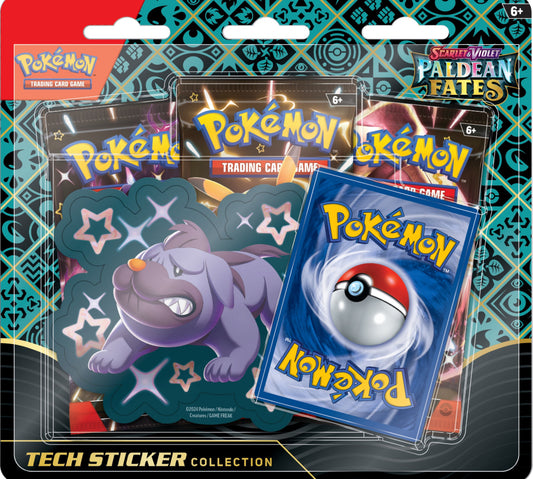 Pokemon Paldean Fates Tech Sticker Collection