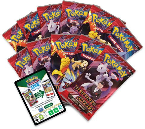 Pokemon Destined Rivals Half Booster Box (18 Packs)